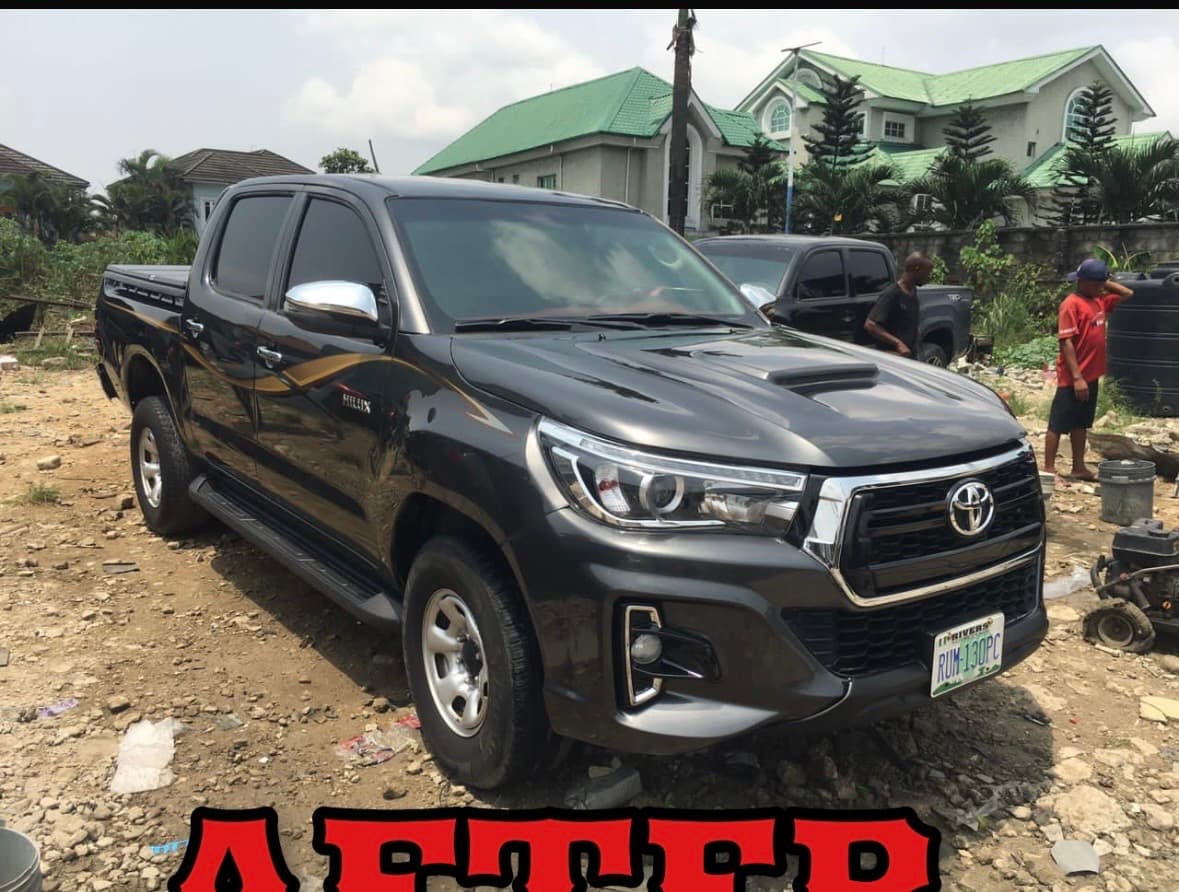 After — Toyota Hilux — Full Respray